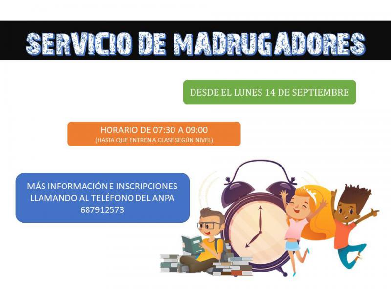 SERVICIO DE MADRUGADORES