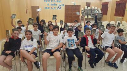 Visita de Ledicia Costas a 5� de Primaria - Foto 1