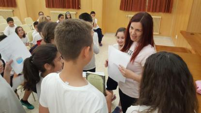 Visita de Ledicia Costas a 5� de Primaria - Foto 5