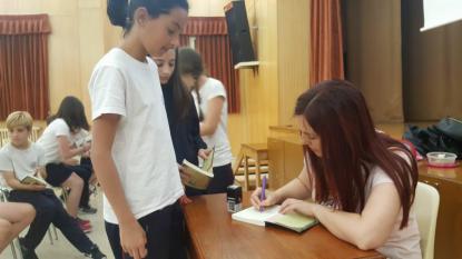 Visita de Ledicia Costas a 5� de Primaria - Foto 13